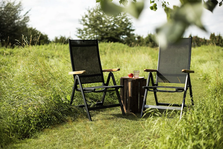 Kettler Multipositionssessel GRANADA, Aluminium Anthrazit / Outdoorgewebe Anthrazit