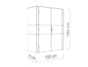 Vorschaubild Bertilo HPL Geräteschrank Terrace High - 6 mm