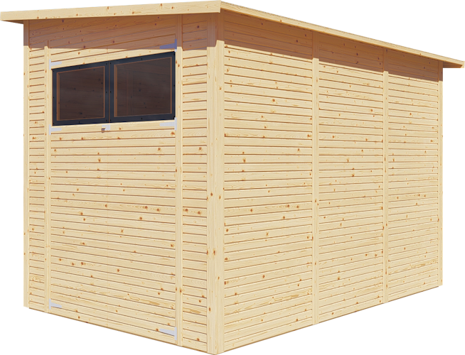 Bertilo Gerätehaus Pent Modern 4 - 18 mm