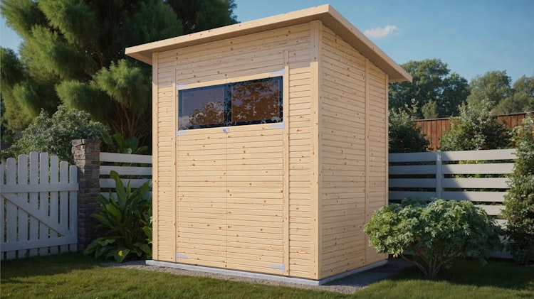 Bertilo Gartenhaus Pent Modern 2 - 18 mm