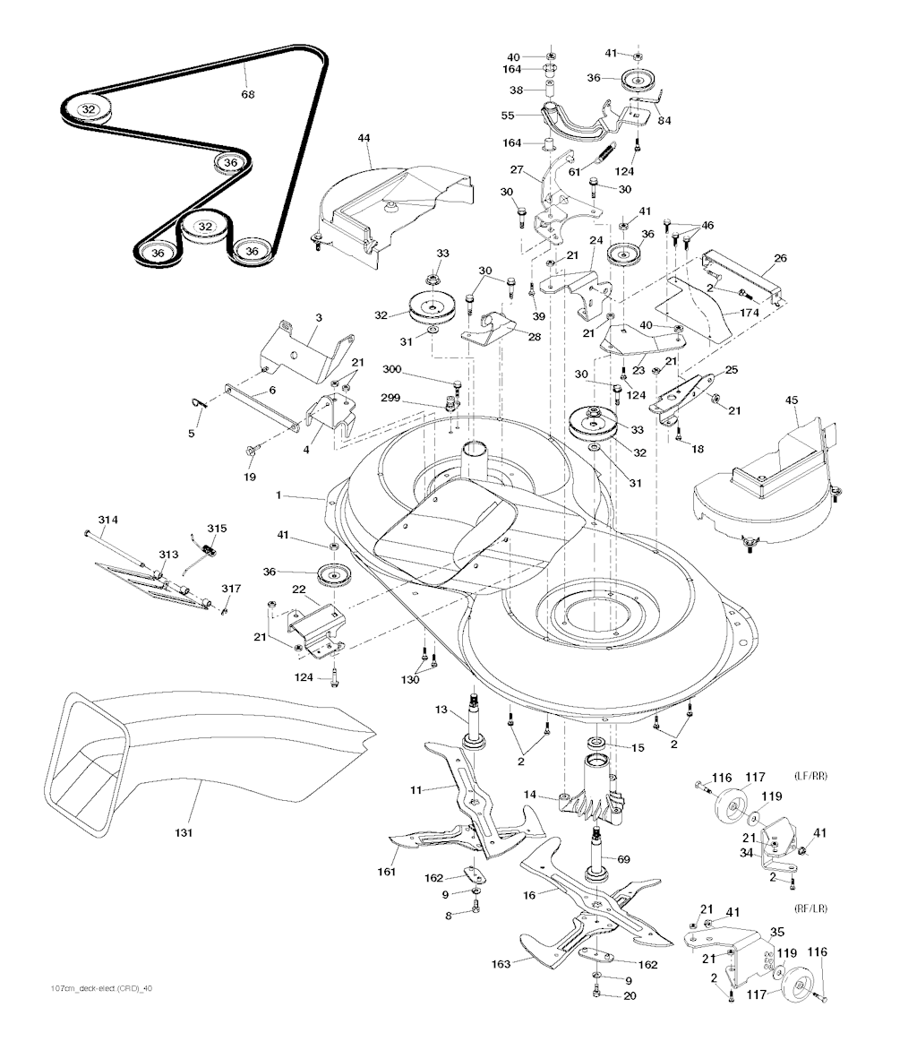 Explosionszeichnung Ersatzteile