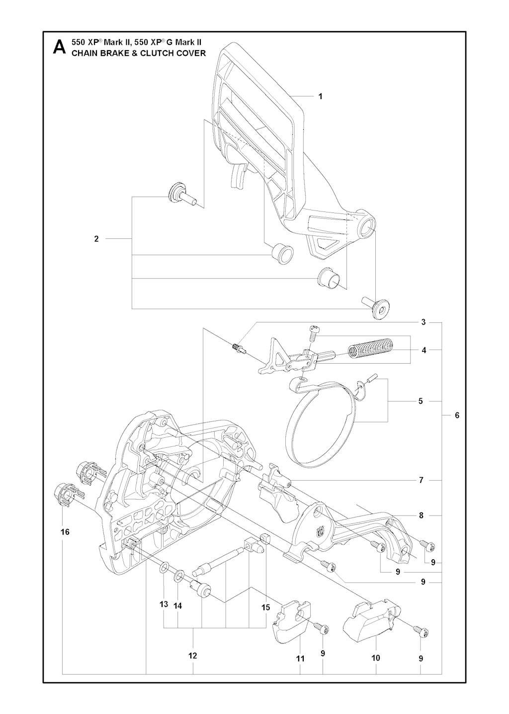 Explosionszeichnung Ersatzteile