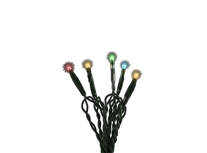 Konstsmide Weihnachtsbeleuchtung  Micro LED Lichterkette 100 bunte Dioden