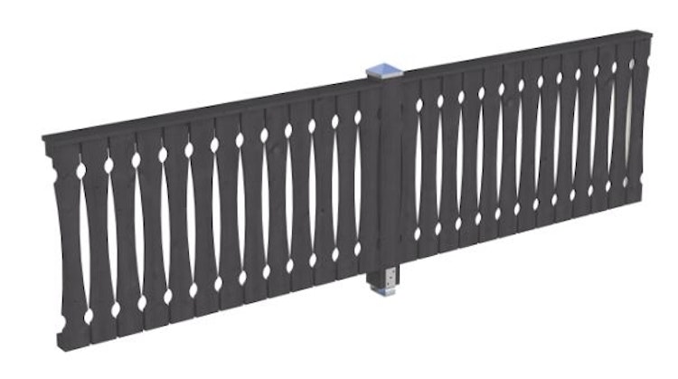 Skan Holz Seitenwand Balkonschalung für Terrassenüberdachung Leimholz + Venezia