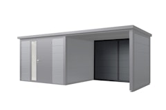 Wolff Finnhaus Seiten-/Rückwand 29 Metall Felsgrau für Terrassenanbau Ulrik & LinneaZubehörbild