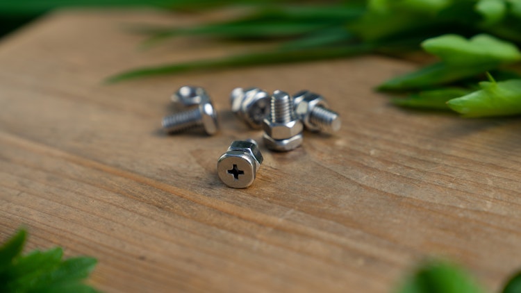 Vitavia Stahlschrauben- und Mutternsatz quadratisch, blank (10 Stück)