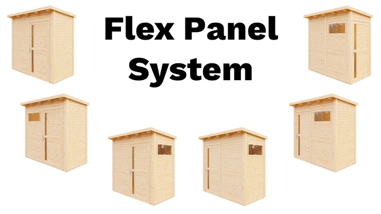 Bertilo Gartenhaus Pentus 1 - 19 mm