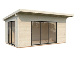 Palmako Premium-Gartenhaus Grace 14,1 m² Slide Plus - 56 mm
