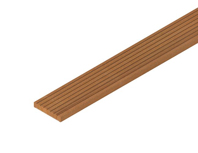 OSMO Terrassendiele Bangkirai genutet/geriffelt Premium, KD- 25x145mm