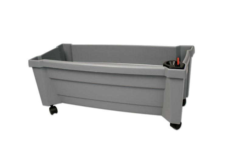 KHW Calypso Pflanzkasten auf Rollen mit Bewässerungssystem + Spalier