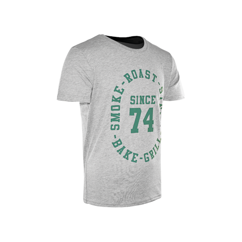 Big Green Egg T-Shirt - Since 74 - Grau/Grün