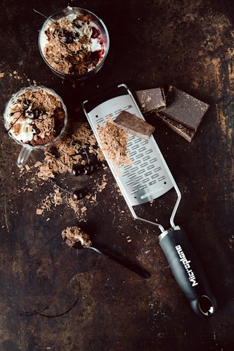 Microplane 2-Wege Schneide GOURMET Schwarz