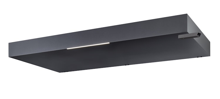 Gutta Rechteckvordach BS Plus 300 Sonderfarbe und Sondermaß inkl. Wasserspeier (neues Modell)