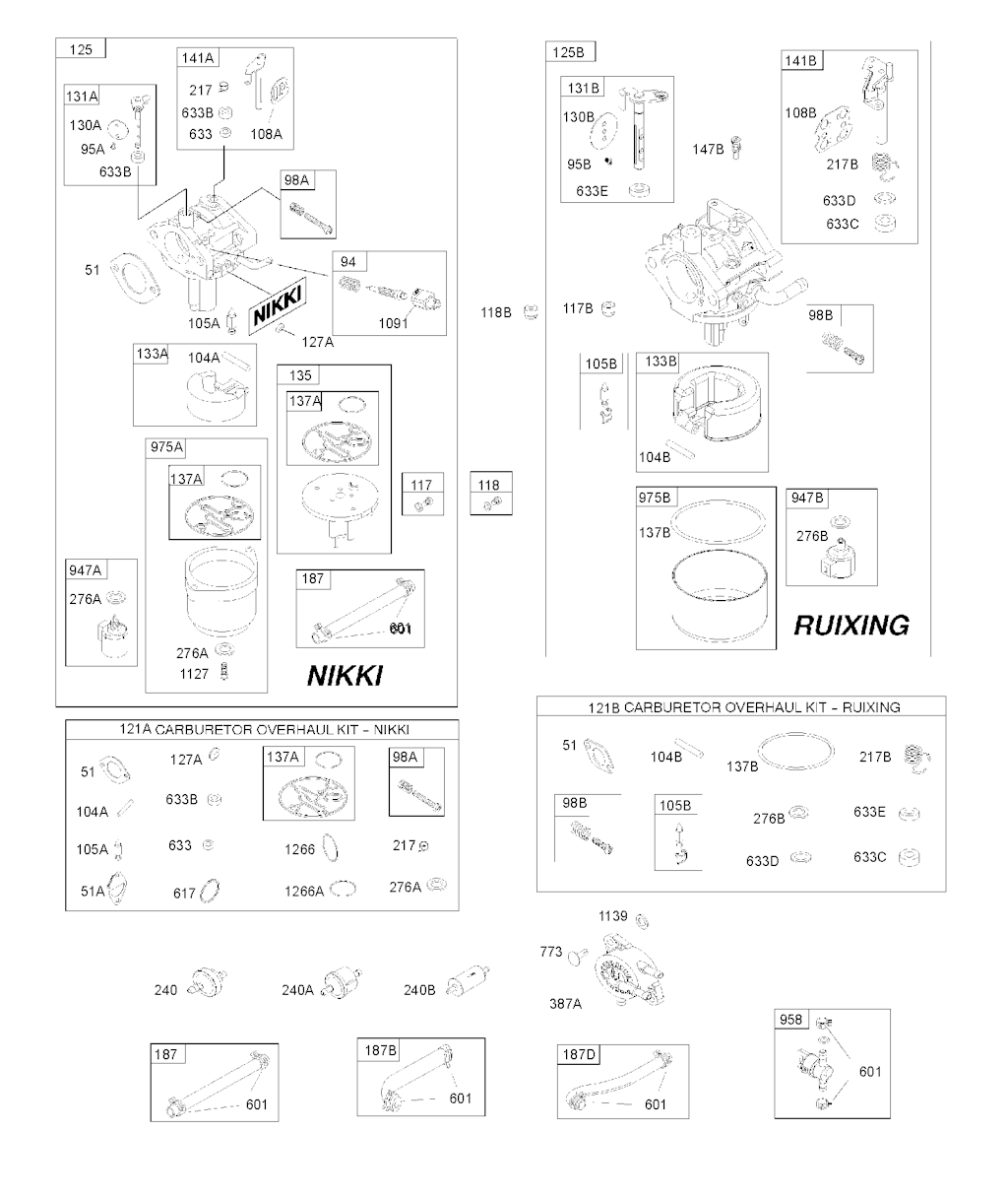 Explosionszeichnung Ersatzteile