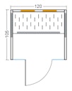 Vorschaubild VITALhome Infrarotkabine Sunlight 120 inkl. 5-teiligem gratis Zubehörset