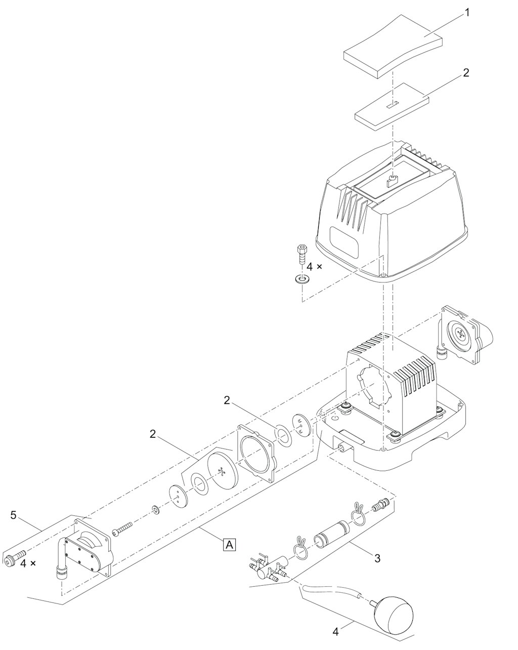 Explosionszeichnung Ersatzteile