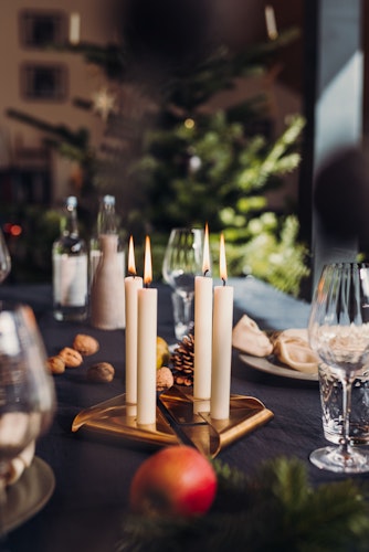 höfats Kerzenhalter SQUARE CANDLE gold