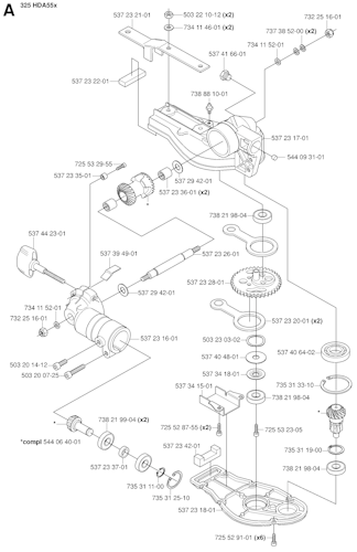 Husqvarna Heckenscheren/Stabheckenscheren 325 HE4 X-SERIES, 20053600001-20054000000