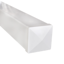 Vorschaubild Groja Zaunpfosten inkl. Pfostenkappe zum Einbetonieren für Zaunsystem BasicLine 