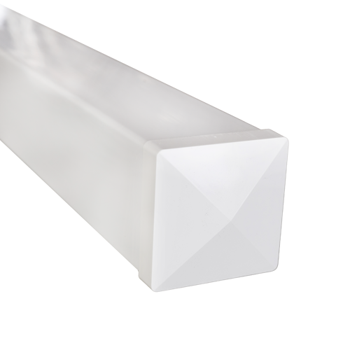 Groja Zaunpfosten inkl. Pfostenkappe zum Einbetonieren für Zaunsystem BasicLine 