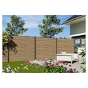 Vorschaubild T&J WAREN WPC Steckzaun-Set - Verschiedene Farben