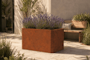 Vorschaubild Premium Hochbeet aus Cortenstahl mit Rostpatina 120 x 80 x 75 cm