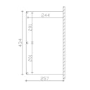 Vorschaubild Skan Holz Aluminium Terrassenüberdachung Garda Breite 434 cm