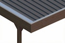 Vorschaubild Skan Holz Doppelcarport Friesland 546x555 cm - 1 Einfahrtsbogen Set G