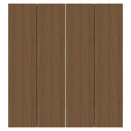 NewTechWood Deluxe Vintage WPC-Terrassendiele Hohlkammer Teak  23 x 138 mm