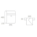 Vorschaubild ALLUX 6000 Design Briefkasten