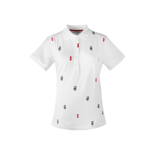 Big Green Egg Golf Poloshirt - Frauen - Weis