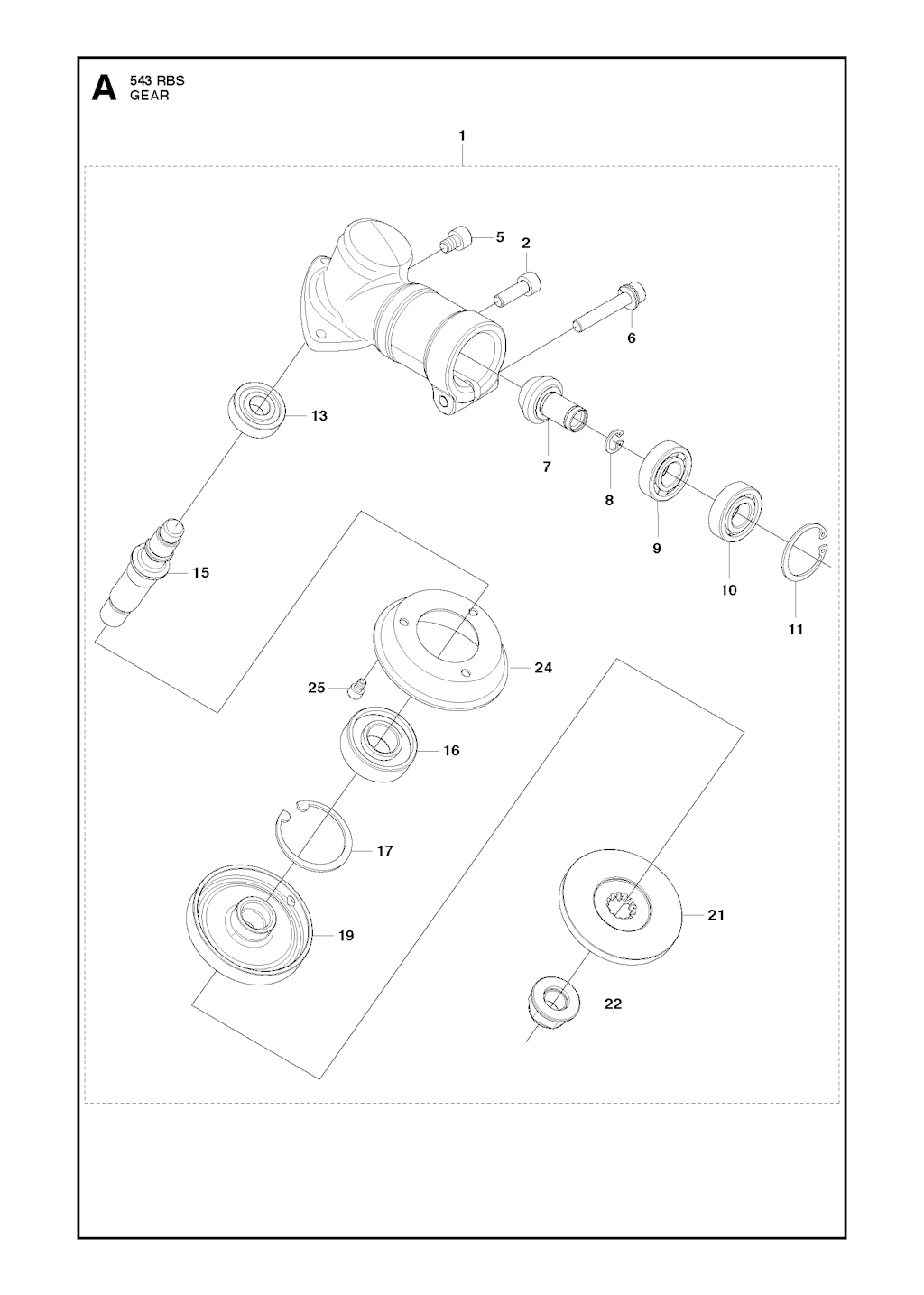 Explosionszeichnung Ersatzteile