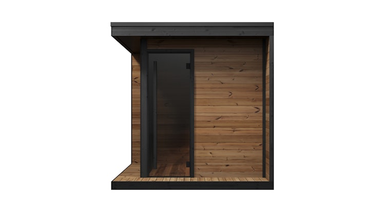 Weka Design Saunahaus Viira 2 mit Thermoholz - 40 mm