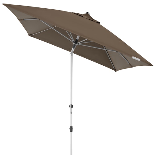 doppler Mittelmastschirm EXPERT 300 x 200 Auto-Tilt, Aluminium Silber / 100 % Polyester 180 g/m²