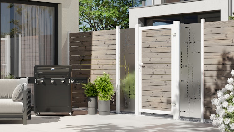 TraumGarten SYSTEM Rhombus Thermo Tor Anthr.-Rahmen 98 x 180