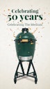 Vorschaubild Big Green Egg Holzkohlegrill MEDIUM Starterset 50 Jahre Jubiläumset 