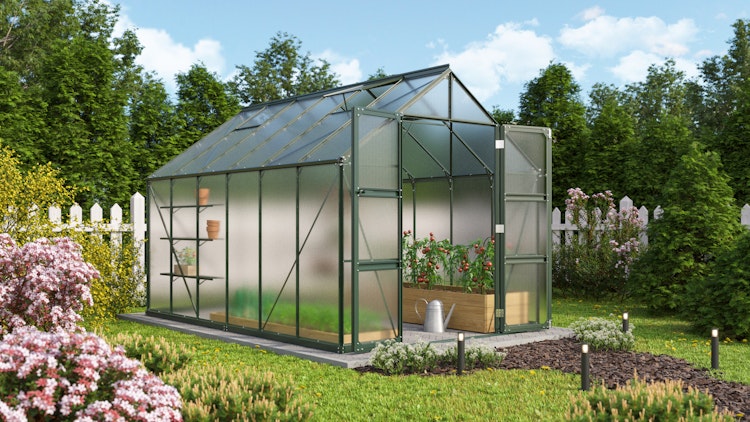 Vitavia Gewächshaus Domus 9900 inkl. 4 Dachfenstern - 9,9 m²