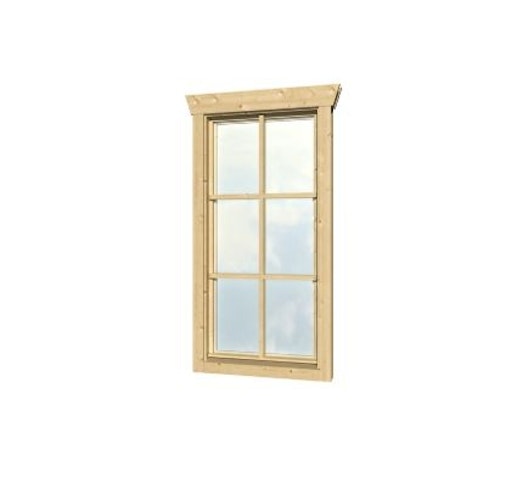 Skan Holz Einzelfenster für 28 mm Blockbohlenhäuser
