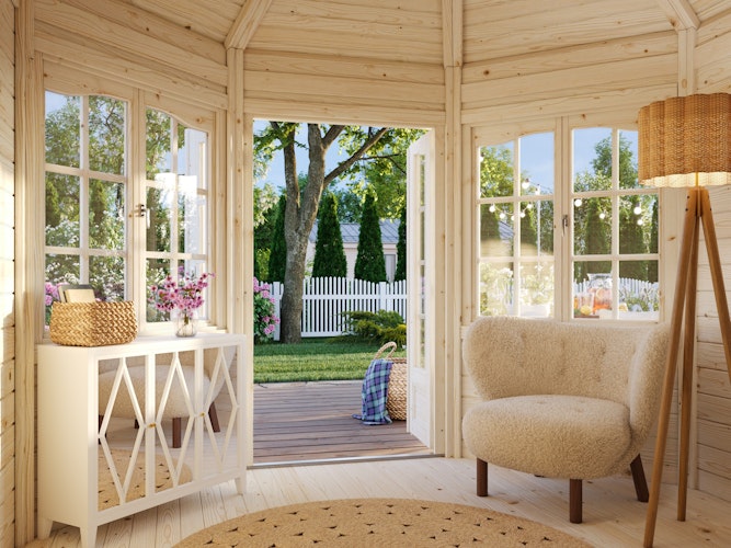 Palmako Pavillon Veronica 2 6,7 m² - 28 mm