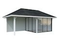 Vorschaubild Palmako Pavillon Bianca 16,6 m² Set 205 Slide - 28 mm