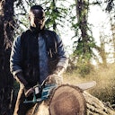 Vorschaubild Makita Akku-Kettensäge DUC353PG4 inkl. 4x Akku 6Ah + Ladegerät