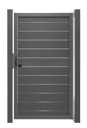 Vorschaubild GroJa Lumino Tor Universal 1-flügelig mit Anthrazitrahmen
