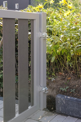 TraumGarten RAJA WPC ALU XL Anthrazit Doppeltor auf Maß