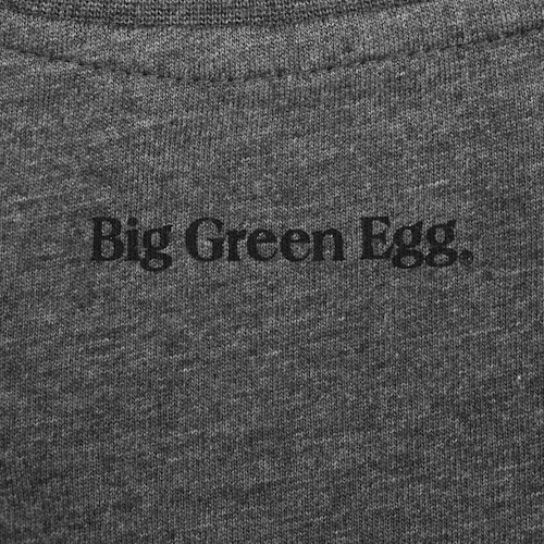 Big Green Egg T-Shirt - Since 74 - Holzkohlegrau