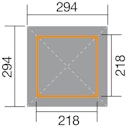 Vorschaubild Weka Gartenoase 651- Sparset inkl. Schindeln