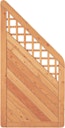 Vorschaubild T&J SKAGEN RANK Sichtschutzzaun Lärche 900 x 1800/900 mm