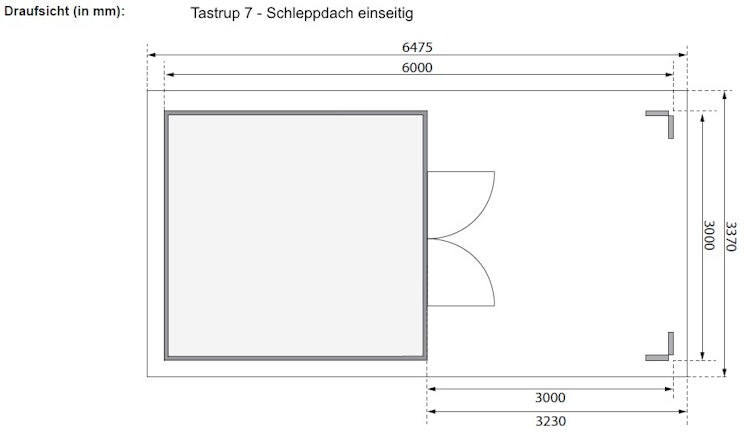 Karibu Premium Gartenhaus Theres 7 - 28 mm