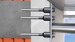 Gutta Befestigungsset für Beton mit Dämmung bis 32 cm (für 6 Bohrlöcher)Zubehörbild