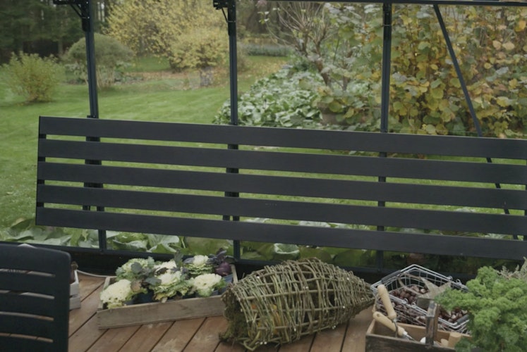 Halls klappbarer Lamellentisch - verschiedene Sektionen