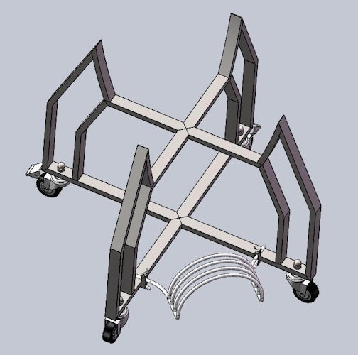 Yakiniku Zubehör-Halter für Gestell für 22" XLarge